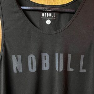 Men’s No Bull Tank Top Shirt Size Large Black NOBULL